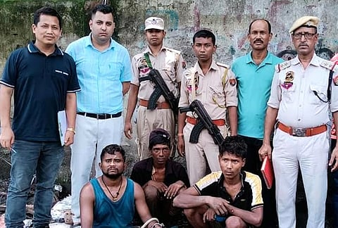 एसटीएफ, असम ने गुवाहाटी शहर में हेरोइन के साथ 5 तस्करों को गिरफ्तार किया