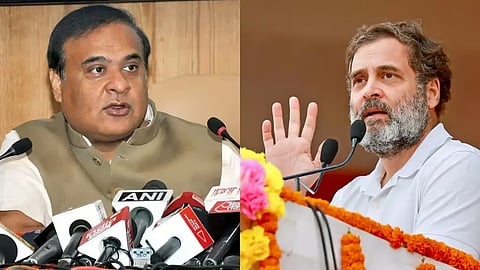 सीएम सरमा ने संसद की घटना में राहुल गांधी के व्यवहार की आलोचना की