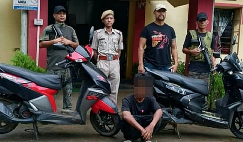 मेघालय: चोरी हुए स्कूटर बरामद, आरोपी गिरफ्तार
