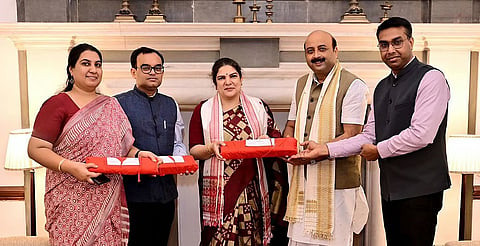 राष्ट्रपति भवन पुस्तकालय में साँचीपाट पांडुलिपियाँ संरक्षित और प्रदर्शित
