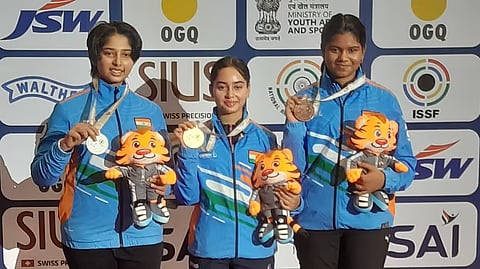 आईएसएसएफ जूनियर विश्व कप: महिला एयर राइफल में भारत का क्लीन स्वीप