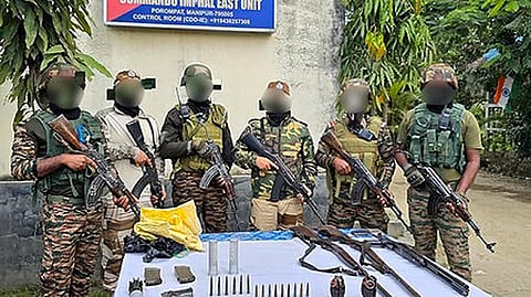 जारी हुआ सुरक्षा अभियान; मणिपुर में निष्क्रिय किए गए चार कुकी आतंकवादी 