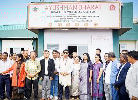 मेघालय के मुख्यमंत्री ने जराइन पीएचसी के उन्नयन की समीक्षा की;  समय पर पूरा करने का  किया वादा 