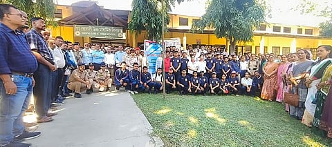 आपदा तैयारी पहल आरसी-ईएमईएक्स 2025 का ढिंग गर्ल्स हाई स्कूल में शुभारंभ