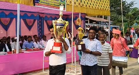 भूतियाडांगा में शशधर चंद्र मोदक मेमोरियल फुटबॉल टूर्नामेंट का उद्घाटन