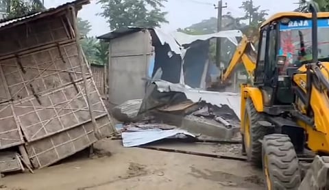 असम: नगाँव जिले के भक्तगाँव वीजीआर में 38 बीघे जमीन ​​की गई साफ