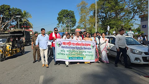 गोलाघाट में अंतर्राष्ट्रीय पशु अधिकार दिवस मनाया गया; साथ ही जागरूकता रैली का आयोजन
