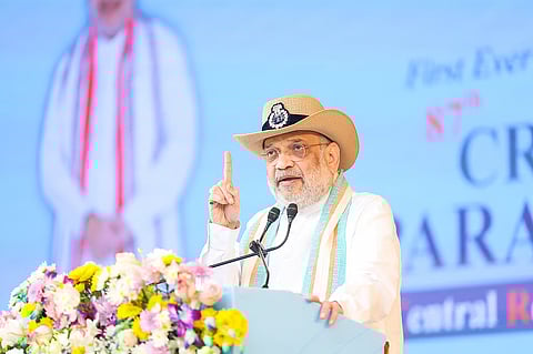 अमित शाह ने असम को अवैध घुसपैठ से मुक्त करने का लिया संकल्प, कांग्रेस को निशाना बनाया