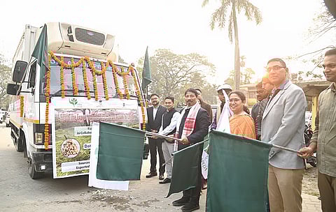 कार्बी आंग्लोंग जीआई अदरक का लंदन में पहला निर्यात