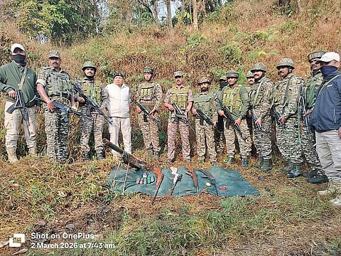 मणिपुर: चुराचांदपुर से हथियार बरामद, इंफाल वेस्ट में पिस्तौल सहित एक आरोपी गिरफ्तार 