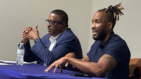 Dr. Odell Johnson and Richard Robinson