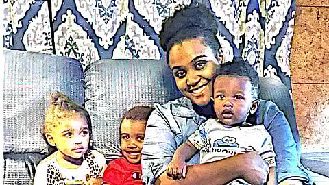 Rebecca and her children