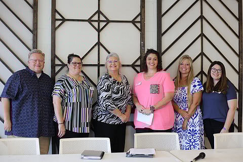 Nathan Winiecki, MS — Therapist, Living Well Professional Counseling; Missy Love — Director, ChildCare Aware; Elizabeth Scudder, MED — Co-Founder, Early Childhood Education Solutions; Tammy Predmore — Director of Workforce Development, Western Arkansas Planning & Development District (WAPDD);  Gwen Couthren — Early Childhood Coordinator, Guy Fenter Education Service Cooperative; Becky Petty - Crawford County 100 Families Coordinator