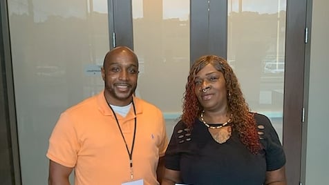 Julius Buie and Miss Rochelle Allen