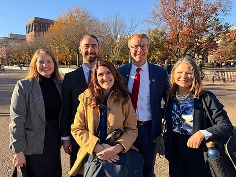 Morgan Warbington, Governor Sanders Office; Andrew Gradison,
Principal Deputy Assistant Secretary of the Administration for Children and Families; Karen Phillips of Restore Hope; Alex J. Adams, the Assistant Secretary of the Administration for Children and Families; Kristi Putnam, former Secretary of Arkansas DHS