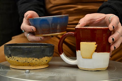 Lucky Dogwood's ceramic art