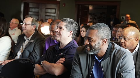 Members of the faith community gather in Little Rock to hear about the new 10:33 Initiative to help families in crisis. 