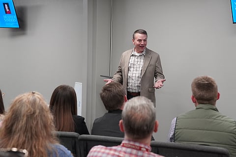 Matt Whitson of Arkansas Family Alliance at the Crawford County CarePortal Launch