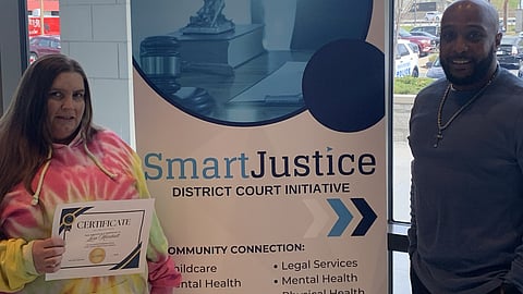 Lara Marshall and Julius Buie