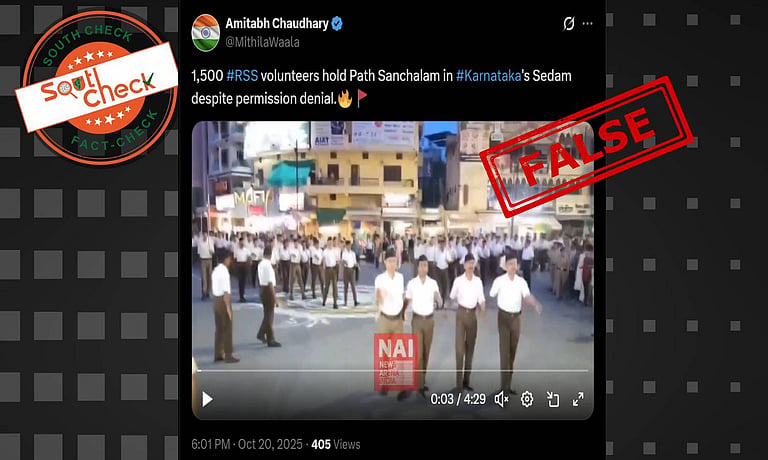 Fact Check: RSS protest Karnataka’s new law about public events? Video ...