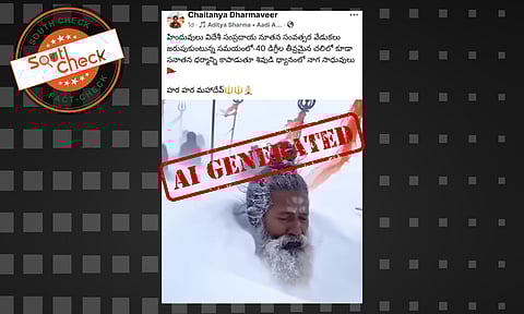Fact Check: మంచులో ధ్యానం చేస్తున్న నాగ సాధువులు? లేదు, నిజం ఇక్కడ తెలుసుకోండి... 