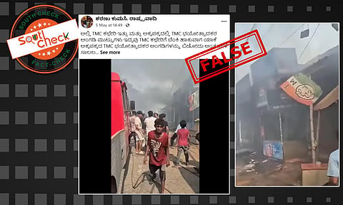 Fact Check: ಪಶ್ಚಿಮ ಬಂಗಾಳದಲ್ಲಿ ಟಿಎಂಸಿ ಕಾರ್ಯಕರ್ತರ ಮನೆಗಳಿಗೆ ಬೆಂಕಿ ಹಚ್ಚಲಾಗಿದೆಯೇ? ಇಲ್ಲ, ಸತ್ಯ ಇಲ್ಲಿದೆ