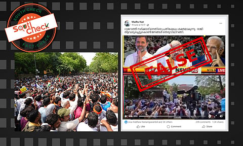 Fact Check: ഗുജറാത്തില്‍ നടക്കുന്ന പ്രതിഷേധത്തിന്റെ ദൃശ്യം? വീഡിയോയുടെ സത്യമിതാണ്