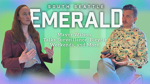 Seattle Mayor Katie Wilson sits for an interview with the Emerald's Connor Nash.