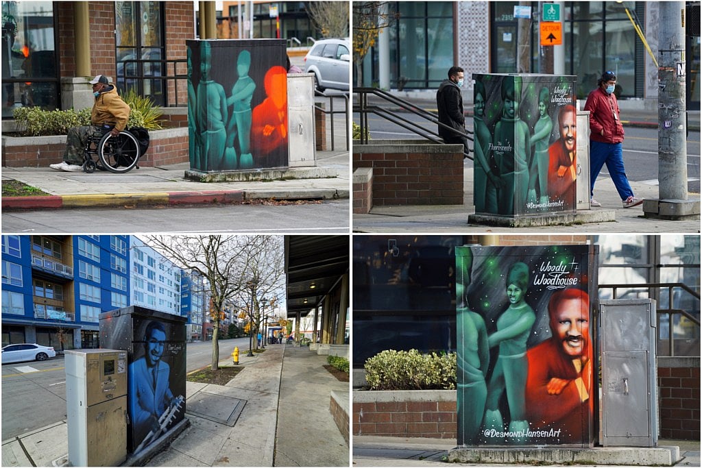 PHOTO ESSAY: CD Traffic Box Art, by Desmond Hansen, Honors Black