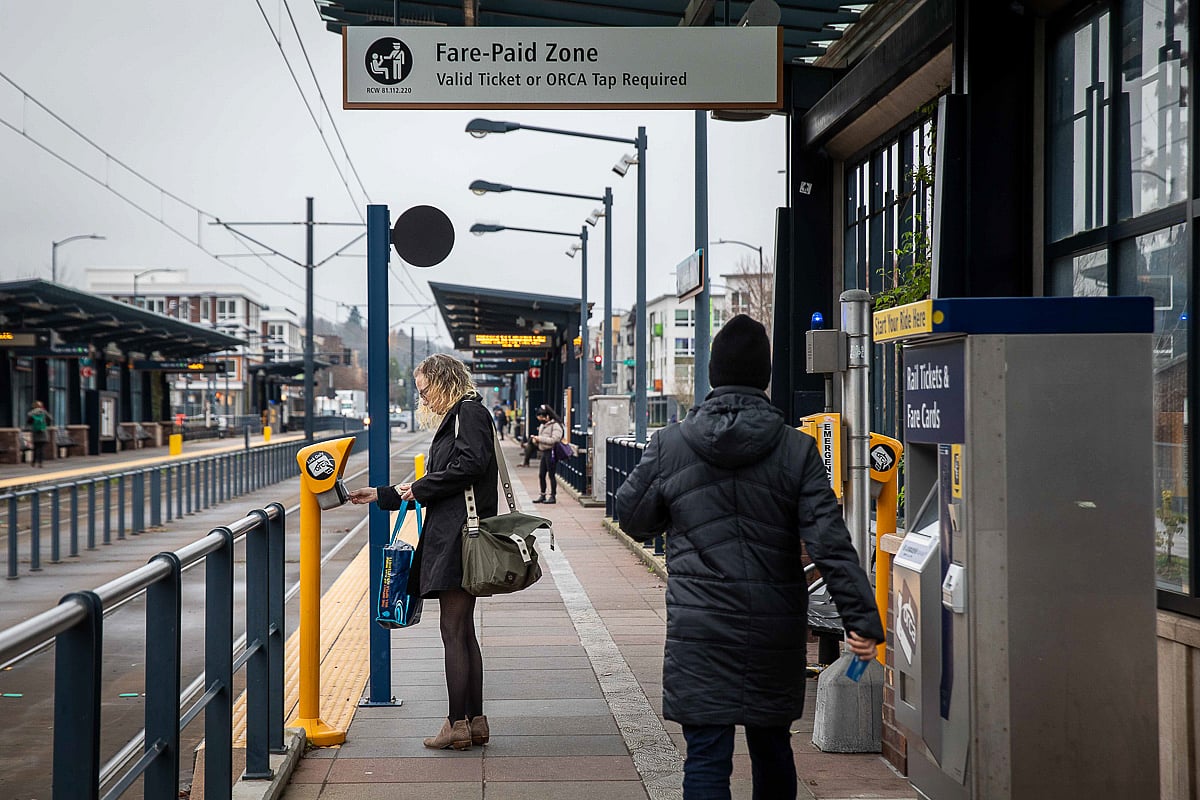 Fare Enforcement Signage Example Sound Transit Searching for Equitable Fare Enforcement Solutions