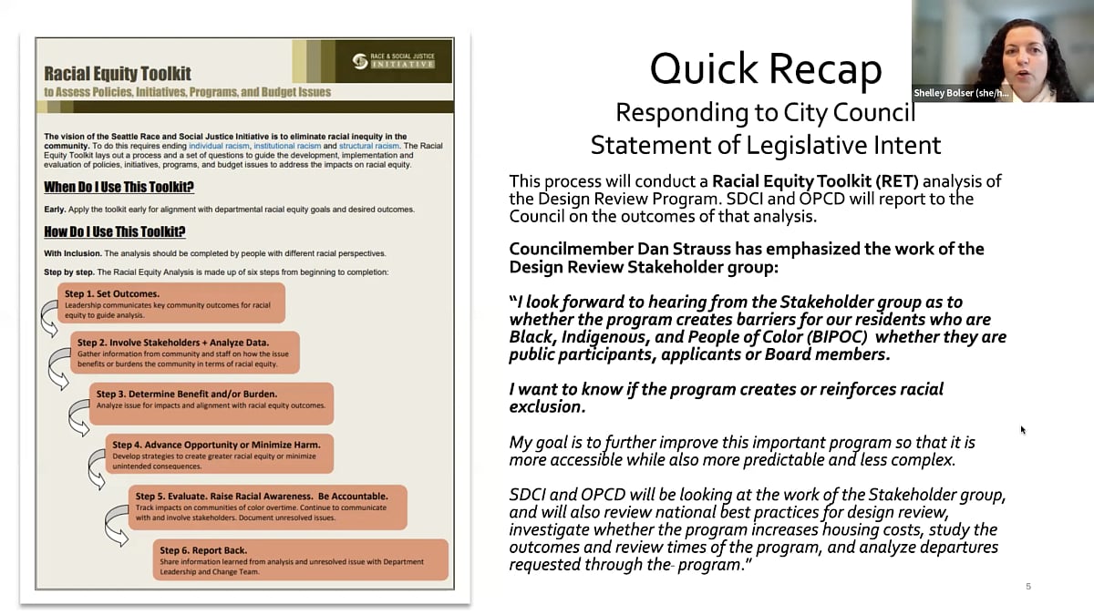 Seattle Review of Design Review Program Becomes Complicated