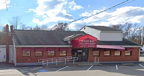 The exterior of a restaurant. 