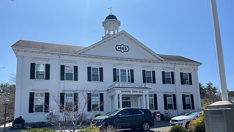 Exterior of hanover ma town hall