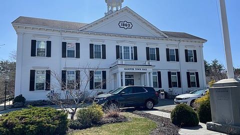 Exterior of hanover ma town hall