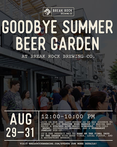 Goodbye Summer Beer Garden Weekend