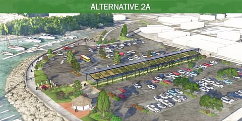 A rendering of an coastal redevelopment project for Scituate Harbor