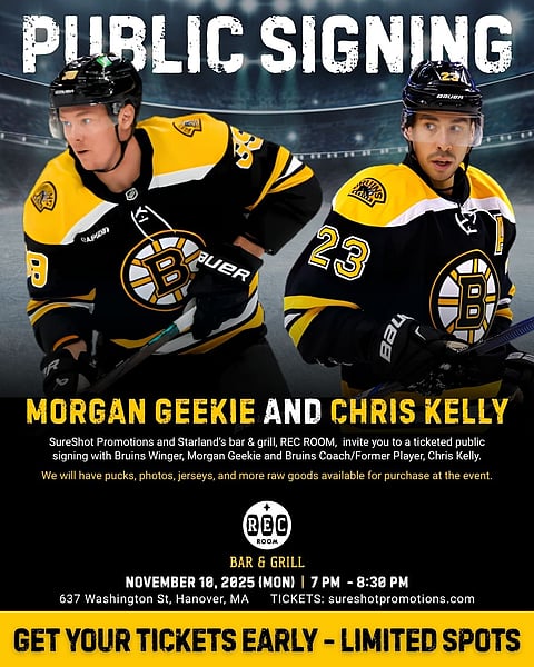 🏒 Morgan Geekie & Chris Kelly Public Signing at Starland!