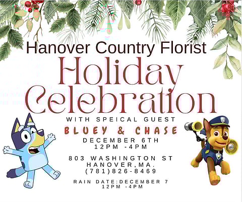 Holiday Celebration: meet and greet with Bluey & Chase