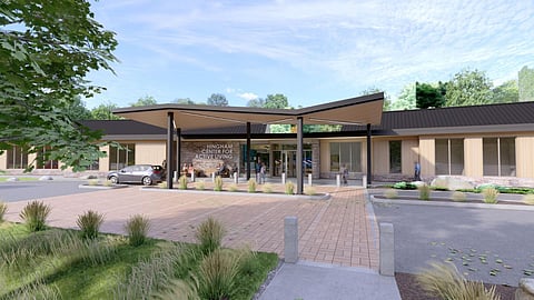 digital rendering of a senior center exterior