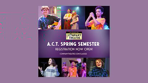 Register for Spring Theatre Arts Classes