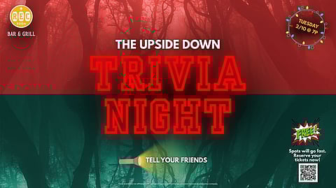  The Upside Down TRIVIA NIGHT