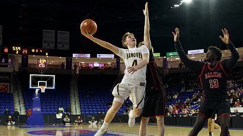 High school basketball players. 