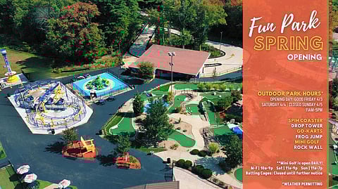 Good Friday- Opening Day of our Outdoor Fun Park this Friday