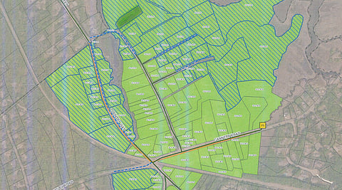 The proposed project would connect the area in green to Scituate's sewer system.