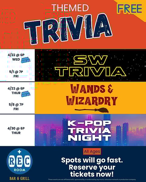 🎉 FREE Themed Trivia