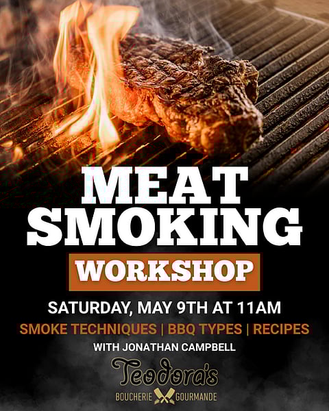 Teodora's BBQ Meat Smoking Class