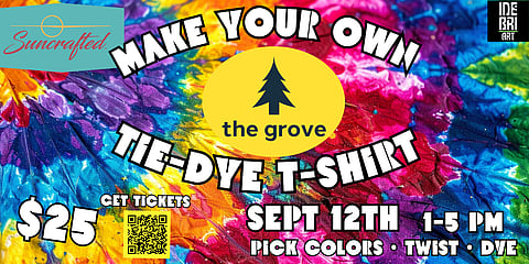 21+ Tie Dye Workshop at The Grove