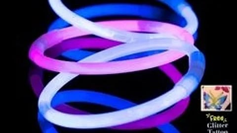 Image of stacked glowstick wrist bands