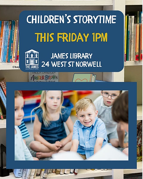 Photo of children enjoying storytime at a library