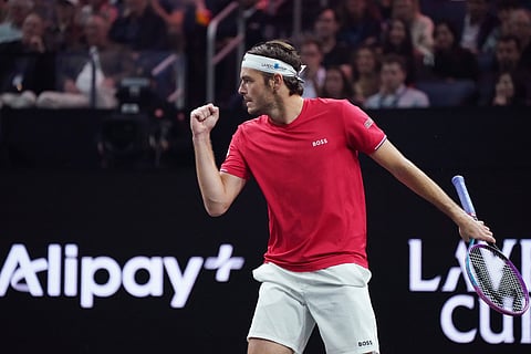 Taylor Fritz was on song against Carlos Alcaraz